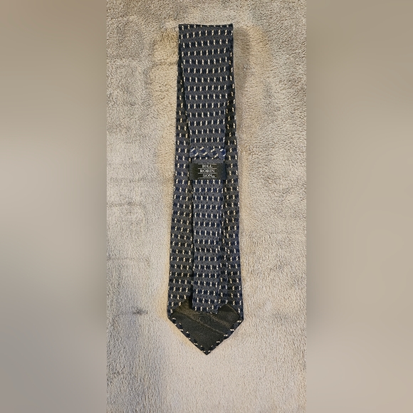 BILL ROBIN SON Adult Gray Necktie - Picture 2 of 2